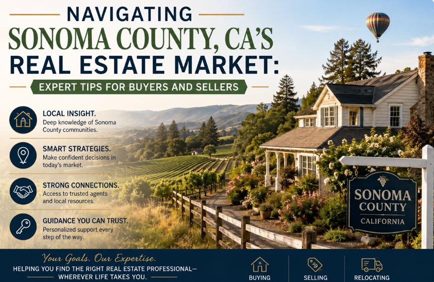 Navigating Sonoma County, CA's Real Estate Market: Expert Tips for Buyers and Sellers | Tom Lois